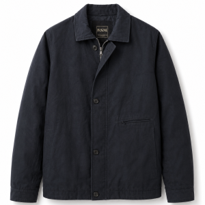 B.S.M. Black Casual Winter Jacket