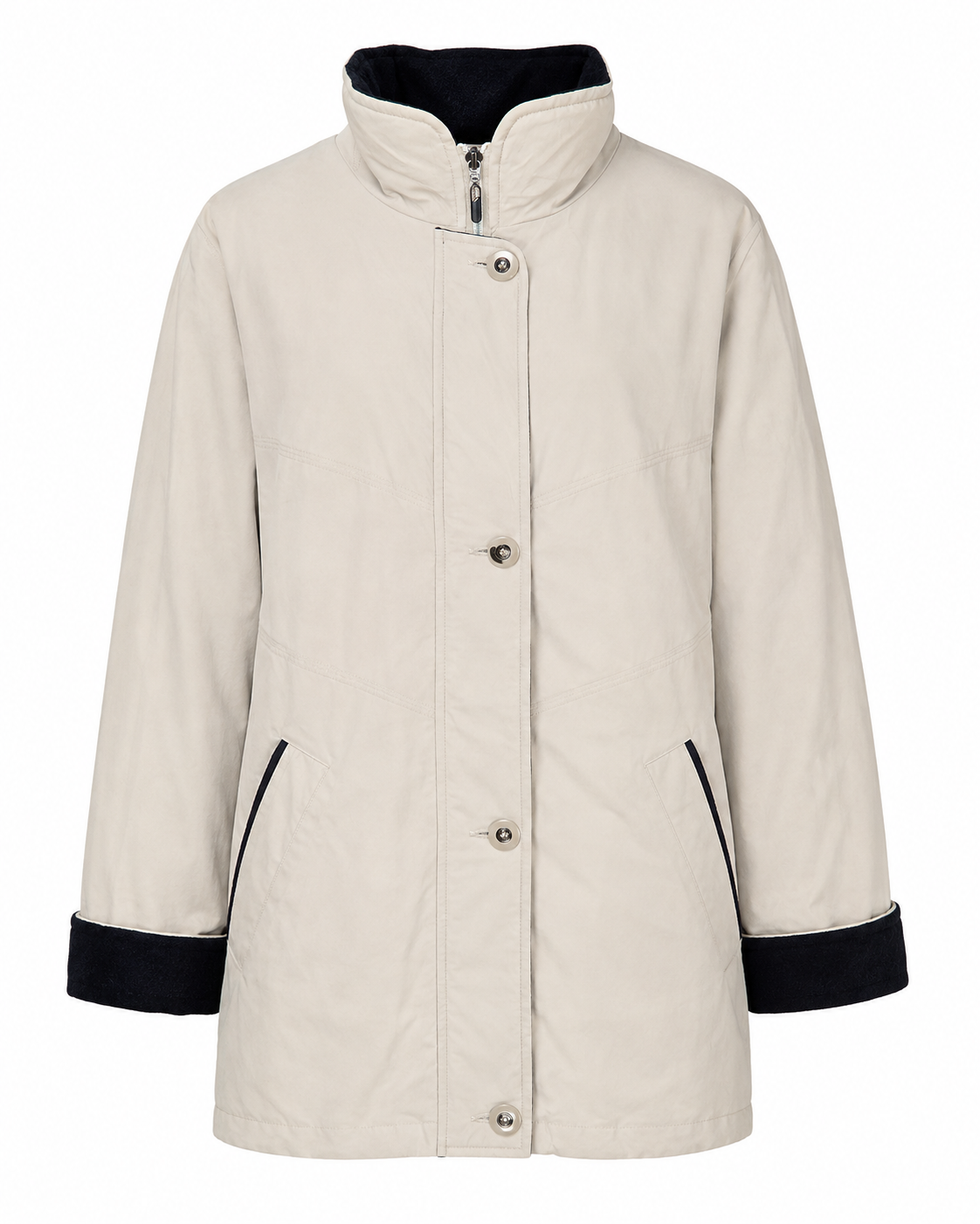 LANDSEA Cream Longline Jacket – 46 - Image 3
