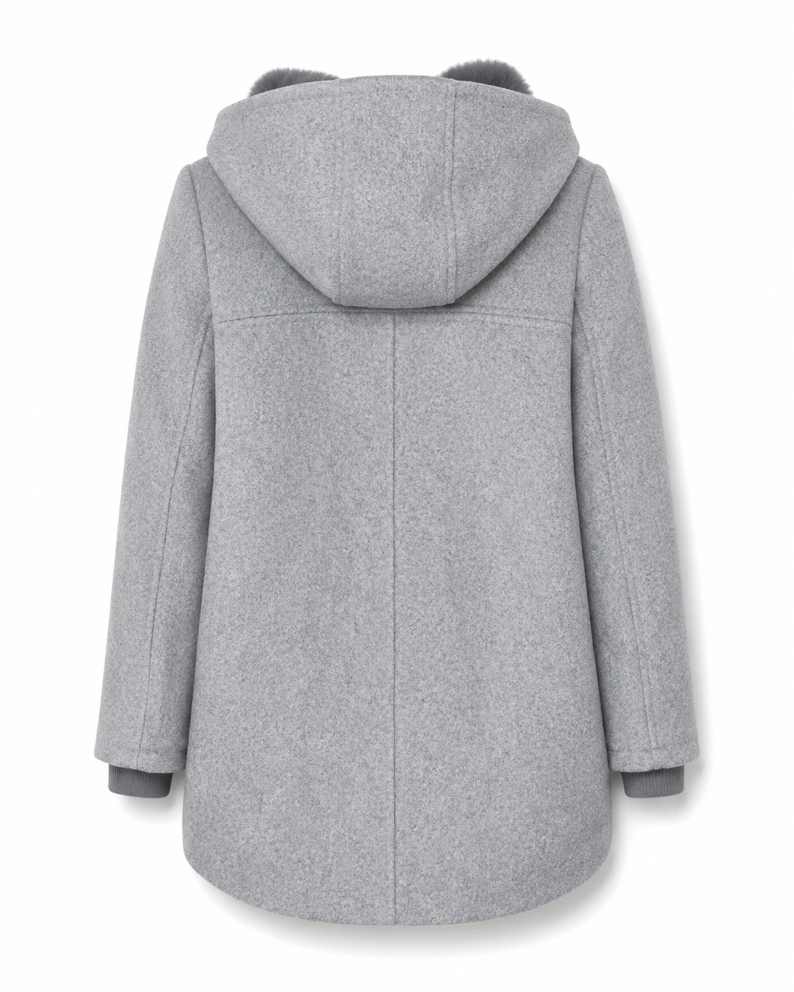 Primark Grey Hooded Coat – UK 6 / EUR 34 - Image 2