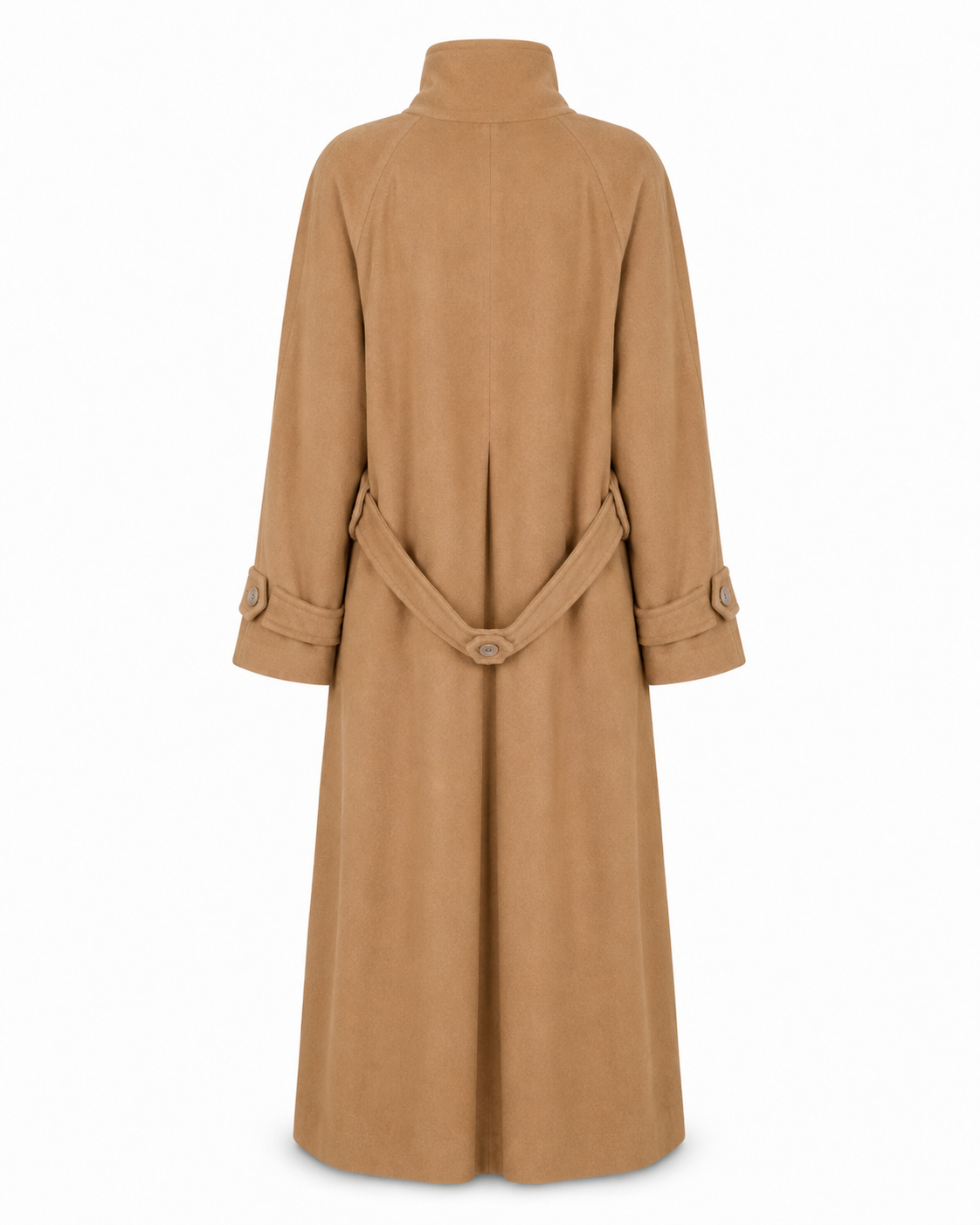 Canda Camel Long Double-Breasted Coat – 42 - Image 2