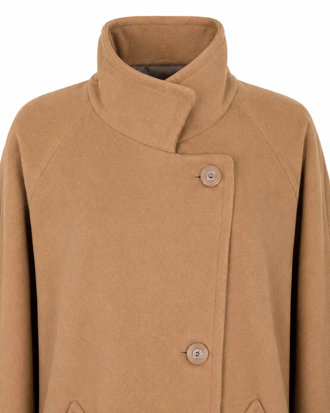 Canda Camel Long Double-Breasted Coat – 42 - Image 4