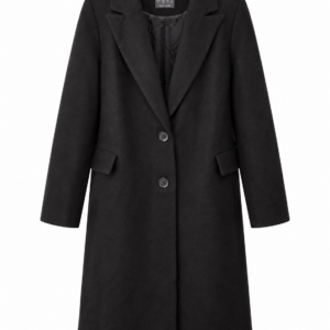 Primark Black Long Tailored Coat – UK 18
