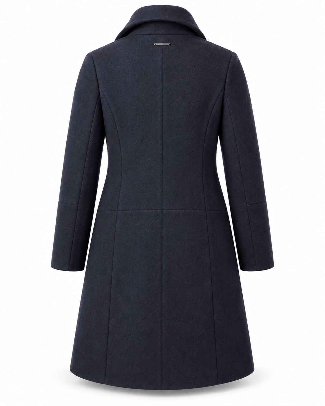 s.Oliver Navy Double-Breasted Winter Coat - Image 2