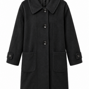 Black Classic Long Coat – EU 42 / UK 16